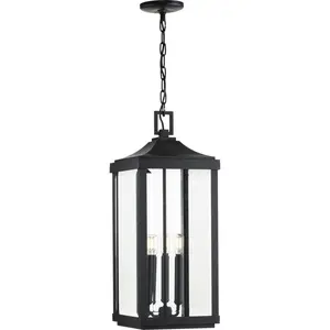 Gibbes Street Three Light Hanging Lantern Black