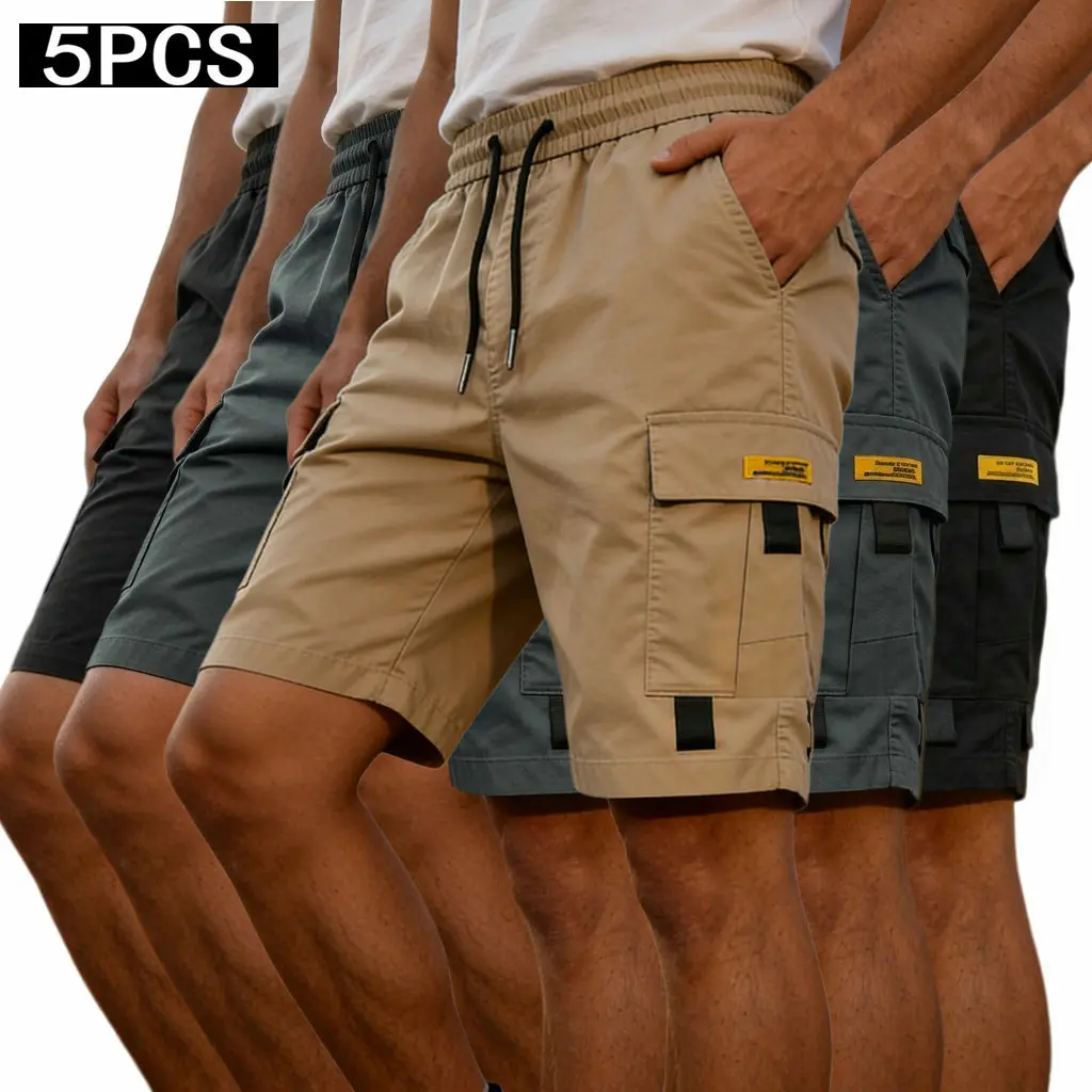 Black + Black + Gray + Gray + Khaki