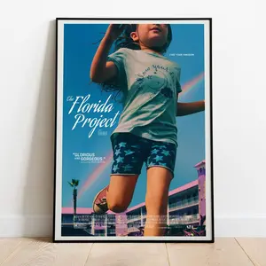 The Florida Project, Sean Baker, Willem Dafoe, 2017 - High Quality Movie Poster