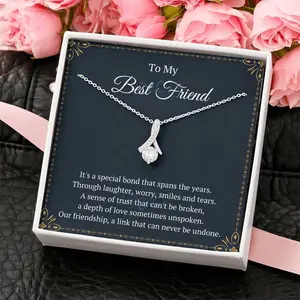 Personalized To My Best Friend Gift, Best Friend Necklace, Best Friend Birthday Gift, Best Friendship Gift, Gift for Friendship Day, Alluring Beauty.