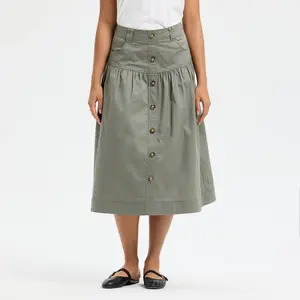 Women's High-Rise Button-Front Cargo Skirt - Universal Thread