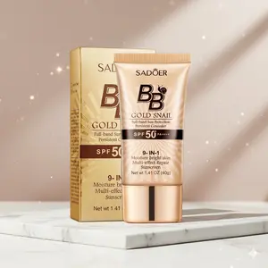 Sunscreen to prevent sunburn and tanning, Universal Tinted Facial Moisturizing Sunscreen BB Cream, SPF 50 PA+++ Outdoorfun Facial Daily Repairing Soothing Sunblock Water Proof Skin Repair Hydrate Moisture face hydrating