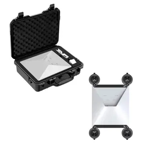 Starlink Mini Protective Case & Suction Mount, Ip67 Waterproof Hard Shell, Suitable for Starlink Mini Antenna, Portable Shoulder Carry Option