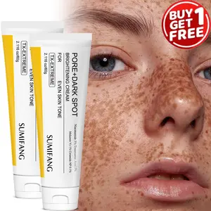 Brightening Face Cream 60g-2pc, 5% Niacinamide + 5% Tranexamic Acid, Improves Dark Spots, Anti Pigmentation, Discoloration, Refines Pores, Even Skin Tone, Lightweight Hydrating Moisturizing Moisturizer
