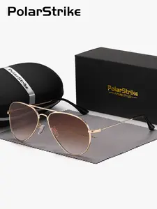 PolarStrike 1 Piece Unisex Outdoor Polarized Frog-Shaped Sunglasses, HD Full Frame, UV400 Fresh glasses