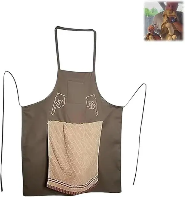 Funny Chef Prank Apron – Ultimate Gag Gift with Surprise Hidden Pocket, Novelty Cooking Apron for BBQs, Parties & White Elephant Exchanges Unc Baseball Cap