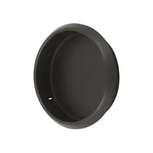 212 MAIN 2.125 in Diameter Round Flush Pull - Oil Rubbed Bronze, Solid Brass, Weatherproof, Corrosion-Proof