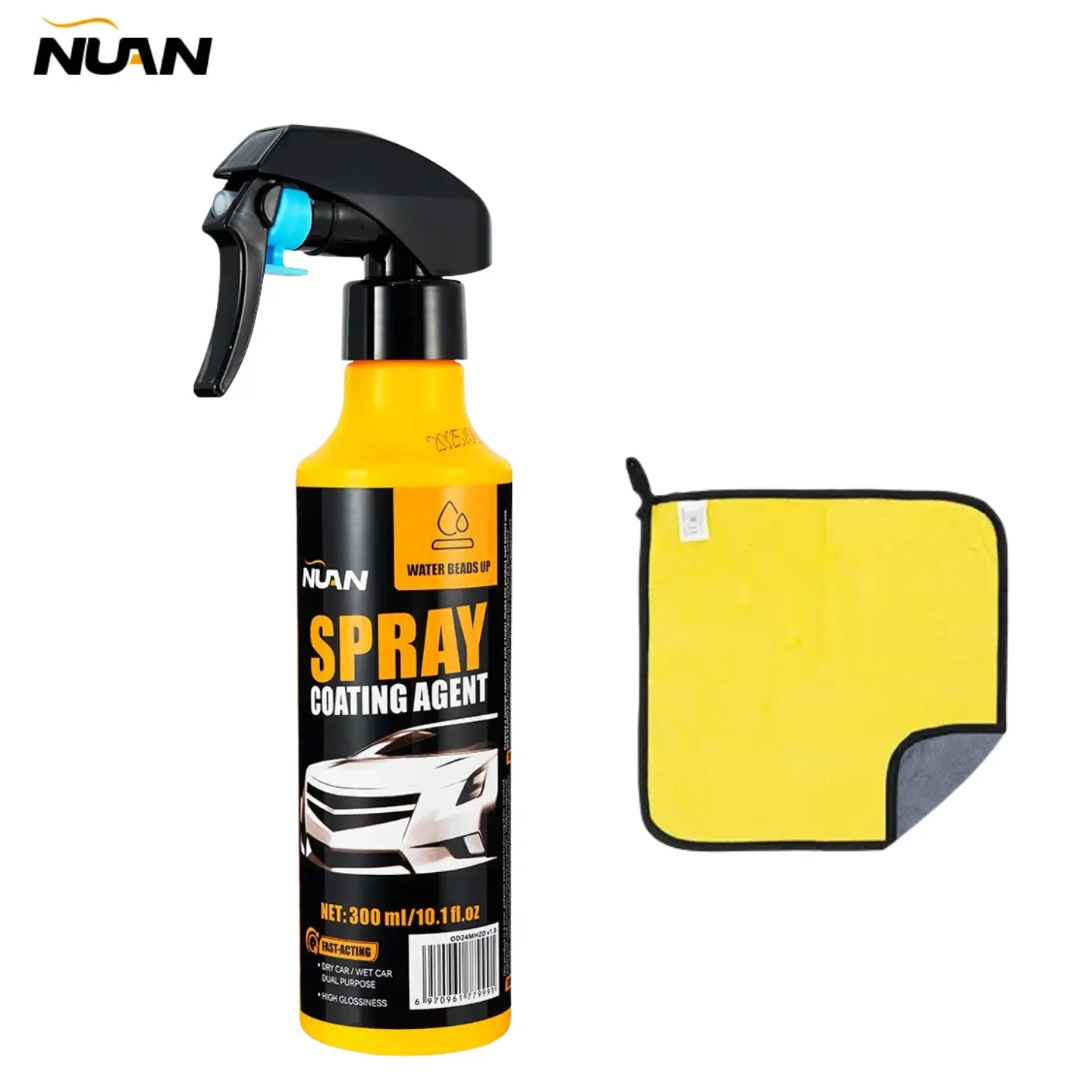 Pack: 1 bottle + 1 cleaning towel