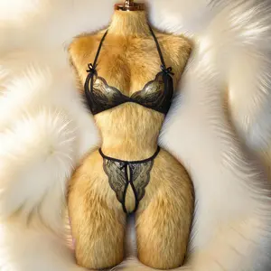 V12 Elegant Luxury Satin Two-Piece Bra & Panty Set | Patchwork Sheer Mesh | High-Elastic Skin-Friendly Fabric | Exquisite Embroidery | Ideal for Anniversaries, Candlelit Dinners & Honeymoons | High-End Lingerie