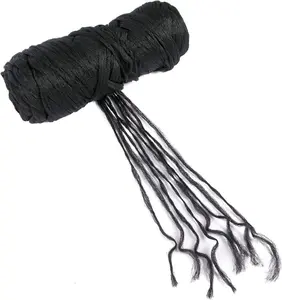 Authentic Dreadlock Braiding Hair Bundles – Heat-Resistant Polypropylene Yarn for African-American Protective Styles Tangle-Free & Salon