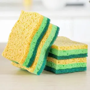 Double-Sided Non-Scratch Kitchen Scrub Sponges for Kitchen Household Bathroom