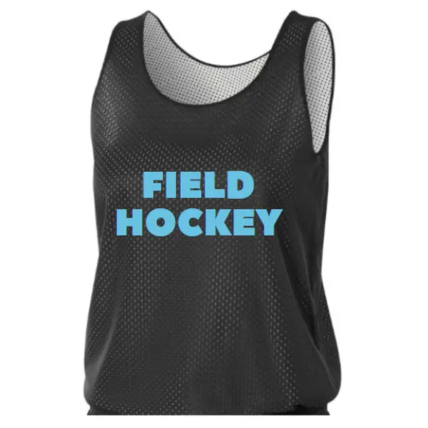 Field Hockey Reversible Mesh Tank: Black