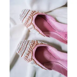 Pink Handmade Jutti/Khussa