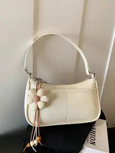 Elegant Women's Crossbody Bag, Fashion Solid Color Handbag, Multifunctional Underarm Bag, Adjustable Strap, Ideal for Commute, Parties, Daily Use