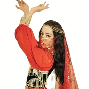 Exotic Super Fairy Veil, Ancient Tassel, Face Cover, Curtain Hair Ornament, Ancient Costume, Hanfu, Fairy Face Veil, Pho Pho Headwear