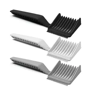 3pcs Men's Gradient Hairstyle Comb Hair Cutting Tool Professional Hair Comb Styling Tools Men Flat Top Guide Comb Haircut Clipper