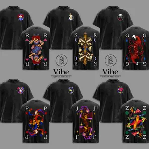 The Amazing Digital Circus Vintage Washed Graphic T Shirt, Pomni Jax Ragatha Gangle Kinger Zooble Anime Cartoon Tee, Heavy Cotton Streetwear Shirt for Fans