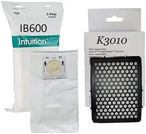 6 IB600 + 1 K3010 HEPA Filter Compatible With Kenmore Intuition w No Touch Bag Technology BU4022 BU4021 BU4020 BU4018 BU4050 Pet Friendly Lift Away