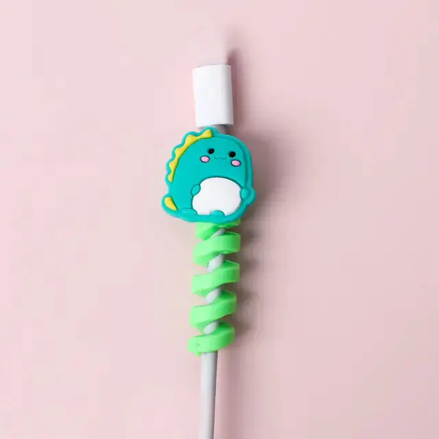 Cartoon USB Cable Spiral Organizer