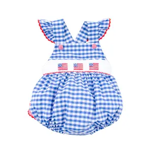 Fly The Flag Royal Blue Gingham Leah Bubble