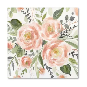 Courtside Market Peach Keen II 16" x 16" CanvasWall Art