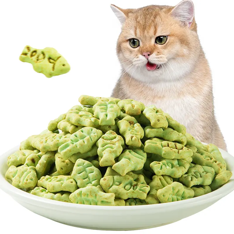 【Petlovers】Portable Natural Feline Grass Cat Chew Biscuits - Hairball Removal, Oral Health Support Cat Supplies for Protecting Furniture, Car Seats