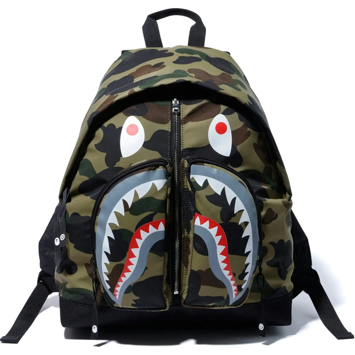 BAPE 1st Camo Shark Day Pack (FW19) Green