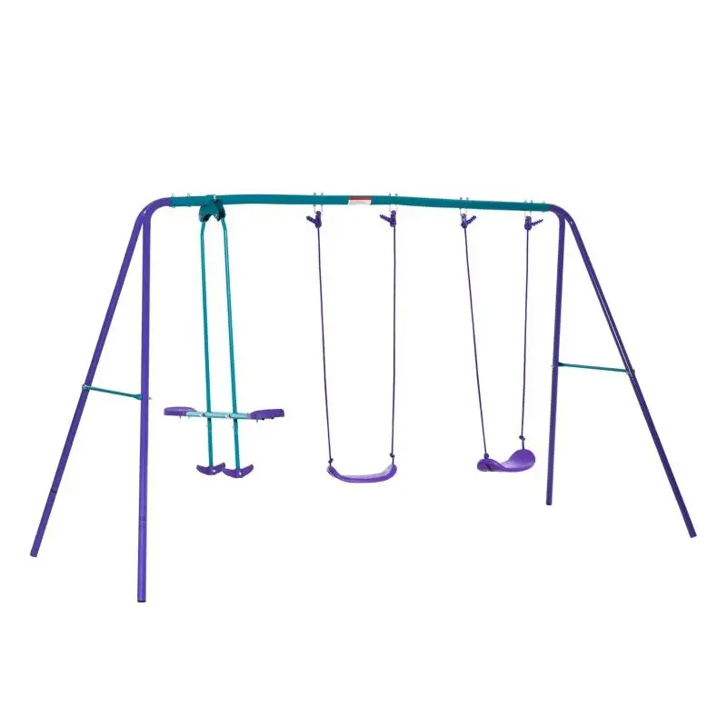 2 Swings, 1 Glider, Purple