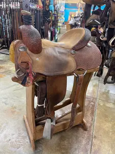 Used R Bar B All Around Saddle, 14" Seat