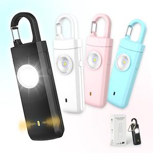 Personal Safety Alarm with 130dB Siren & LED Light Portable Durability for Night Lighting Multiple Colors Wireless Alarm for Women