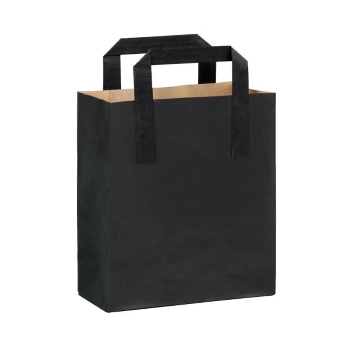 Packnwood 210CABABYN Black Paper Bag
