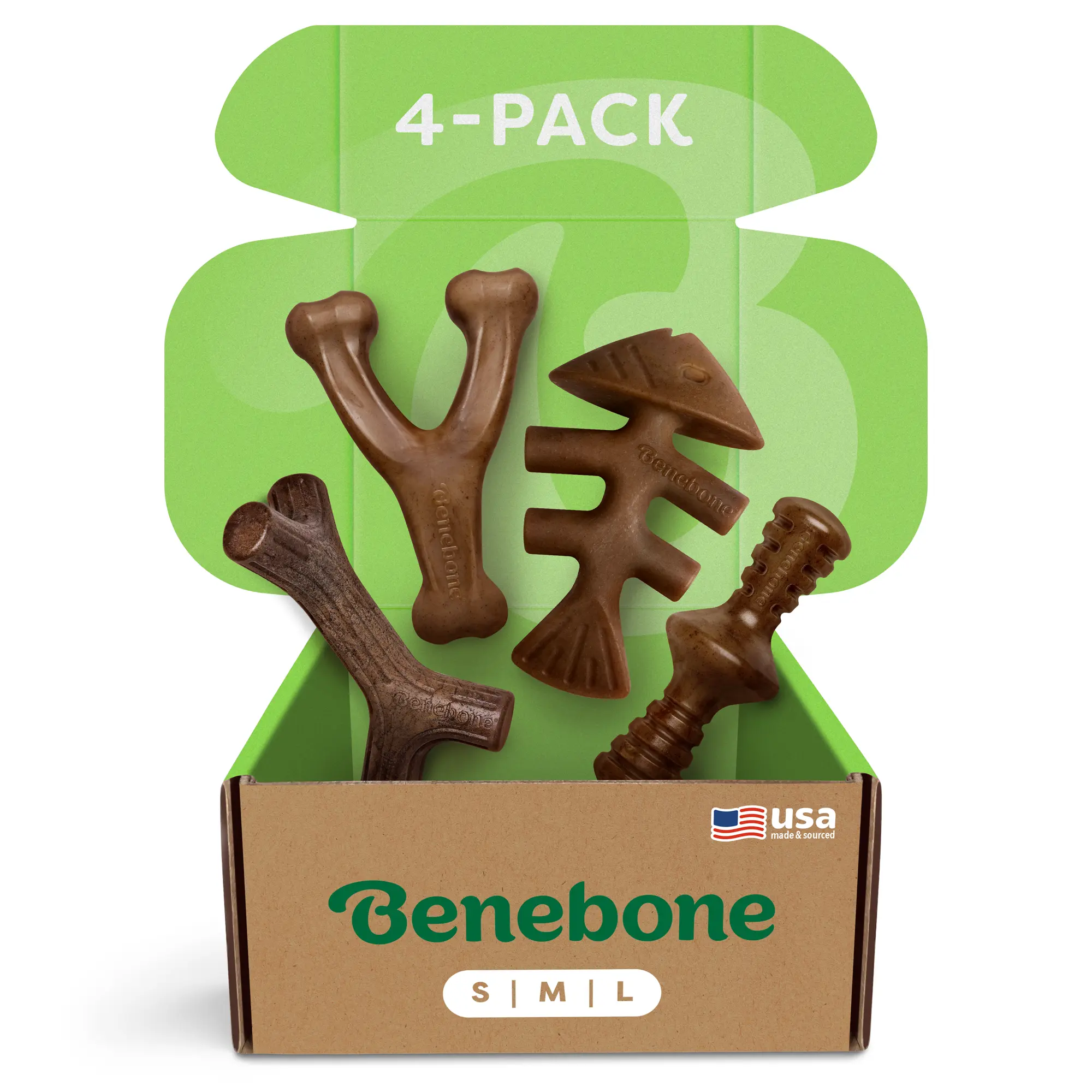Classic Chew Collection | 4-Pack of Durable Dog Chew Toys | Real Flavor & Long-Lasting Play Classic Chew Collection | 4-Pack of Durable Dog Chew Toys | Real Flavor & Long-Lasting Play