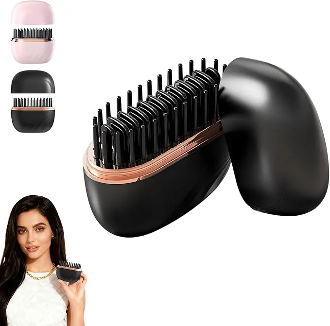 Cordless Mini Hair Straightener - Adjustable 3-Speed Temp Control, Lightweight Compact Design, Damage-Free, Quick Styling for All Types, Ideal for Daily Home & Travel Use