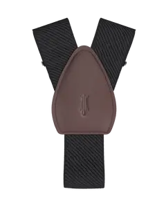 Solid Black Shirttail Garters