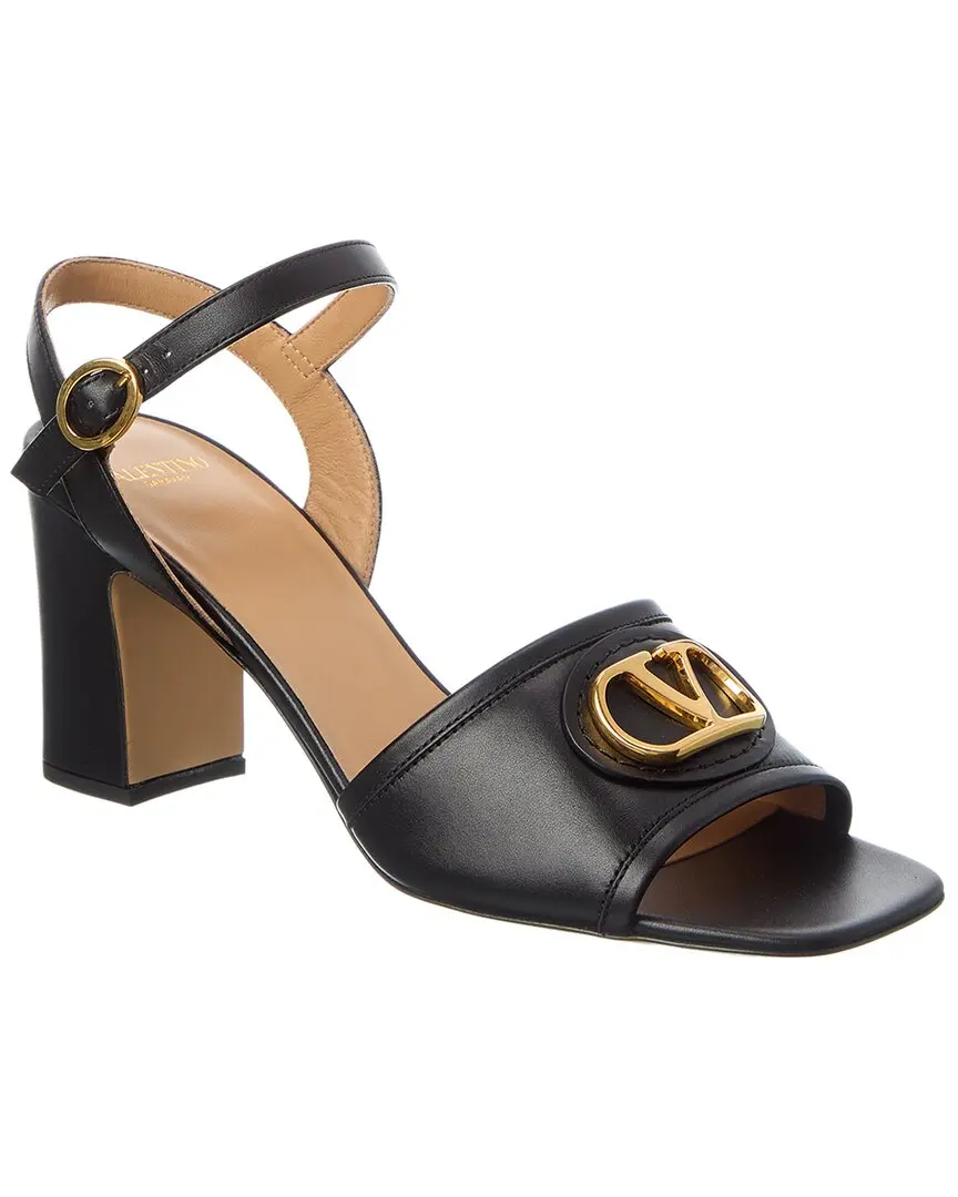 Valentino VLogo 75 Leather Sandal