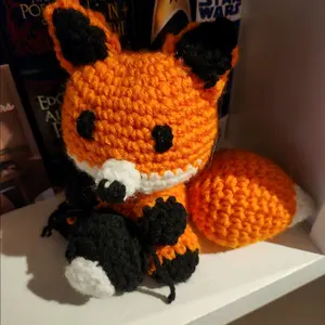 Cute crochet fox