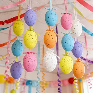 7pcs/14pcs/21pcs Easter Hanging Decorations, Colorful, Party Decoration Supplies, Ornaments, Suitable for Easter Baskets, Tree Decorations, Adult Party Decorations, Home Decor