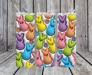 Cute Peeps 20 oz Stainless Steel Tumbler