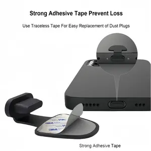 10pcs USB Type C Dust Plug, Anti-Dust Protective Port Cover, Compatible with All Models of Smartphones and Tablets