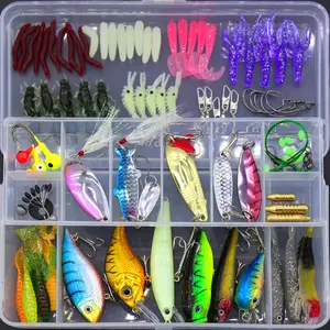 Fishing Gear Sequined Soft Bait Set for Effective Fishing