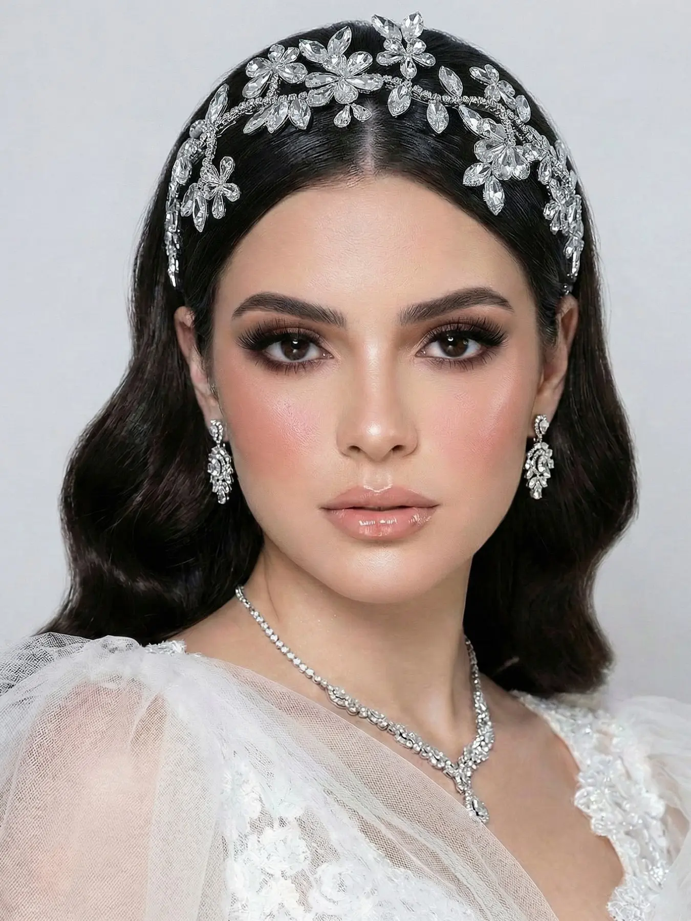 Women's Sparkling Rhinestone Hairband, Elegant Party Headwear Accessory, Perfect for Weddings & Events, Stylish Women's Fashion Jewelry, Jasmine Princess Crown, Rapunzel Crown