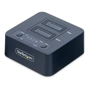 Startech M2HDDDUPLICTRN1 M.2 NVMe USB 3.2 20Gbps Dual Bay Drive Duplicator Dock