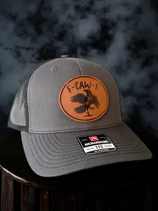 F CAW F Crow Adjustable Snapback Trucker Hat