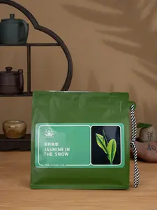 Premium Jasmine The Snow Green Tea 250g - Rich Jasmine Flavor & Fresh Green Tea Leaves for Relaxing Sips