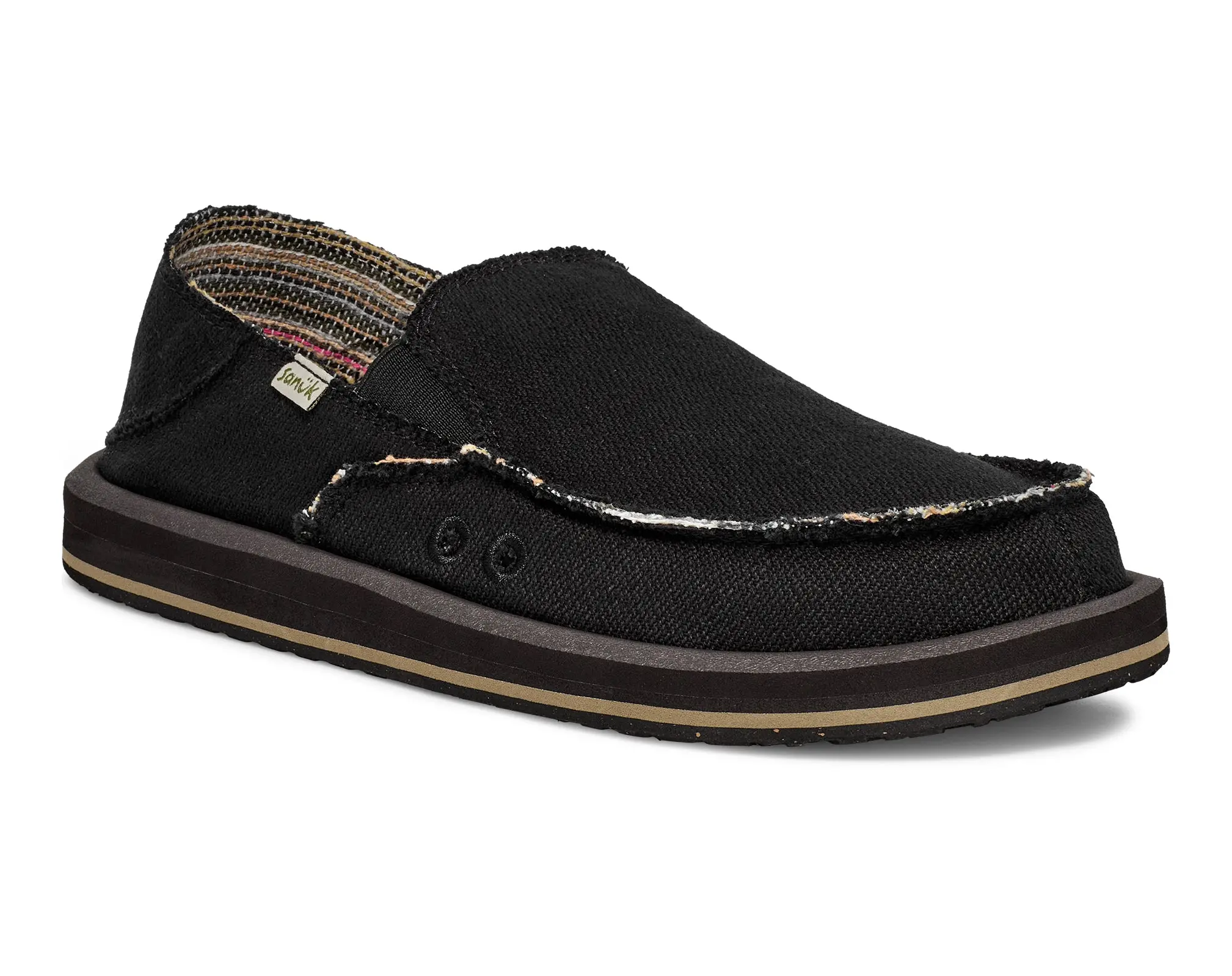 Sanuk Donny Hemp 2 Tone - Men's Loafer Shoes