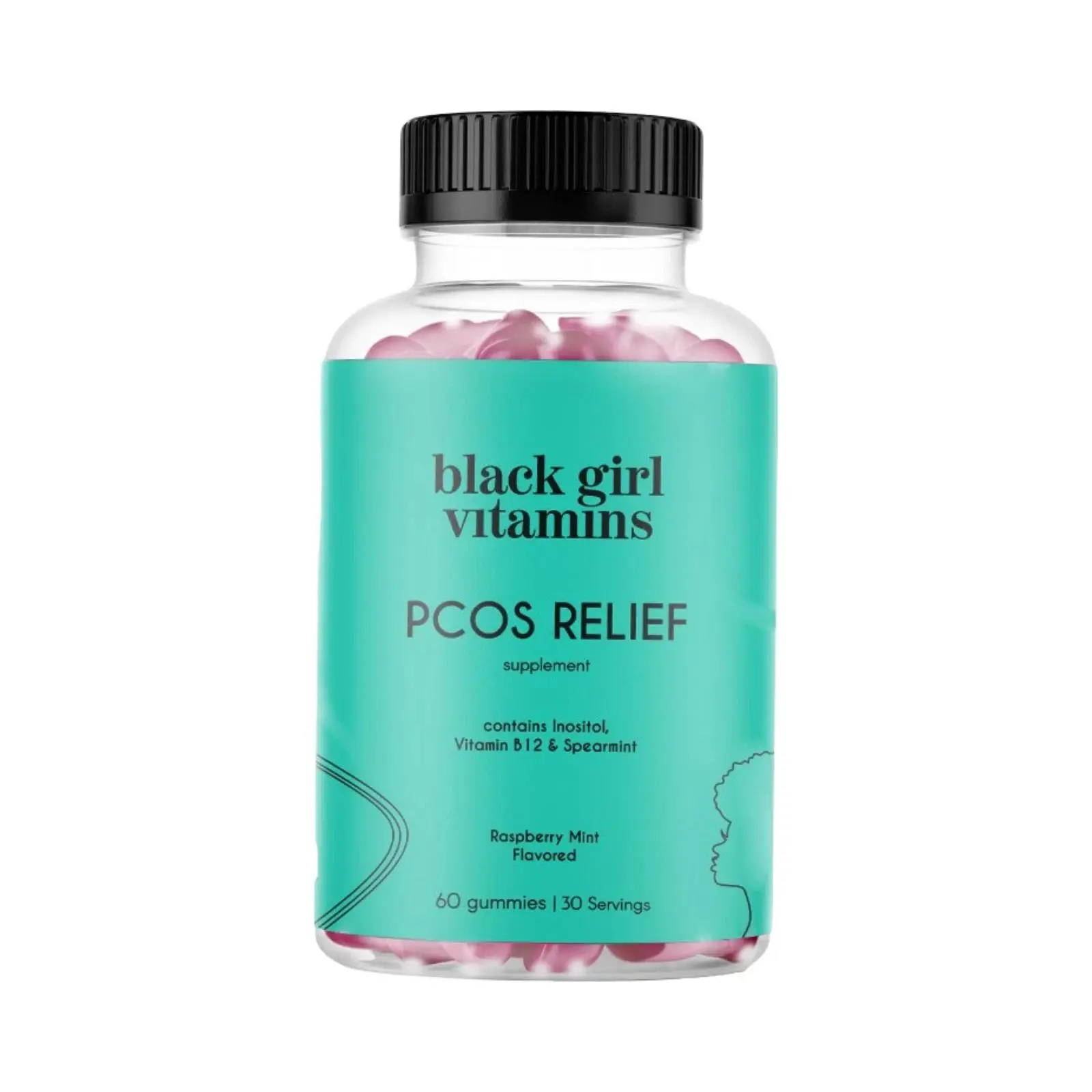 Black Girl Vitamins PCOS Relief – Cycle Support for Women - 60 Gummies Daily Wellness Supplement