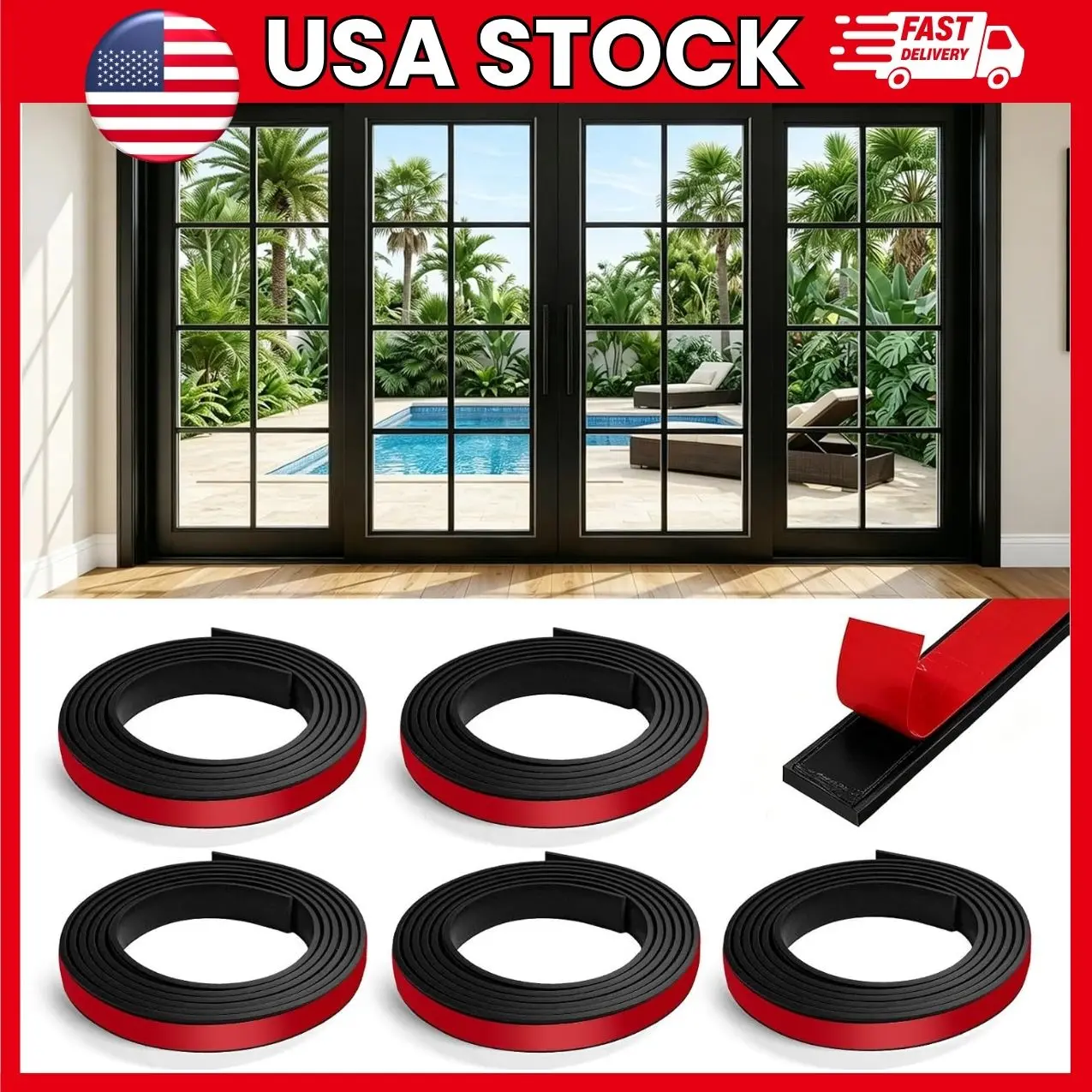Window Grille Inserts, 5 Rolls 32.8 ft Peel and Stick PVC Window Grid Trim, Flexible Self-Adhesive Window Mullion Strips for DIY Glass, Door, Mirror and Home Decor, Black | window grille inserts,window grid trim,window mullions,window trim strips