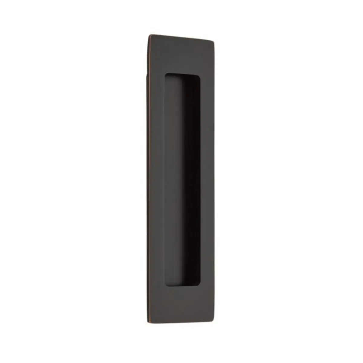 212 MAIN 7 in. Modern Flush Pull - Solid Brass Door Flush Handle, Oil Rubbed Bronze Finish