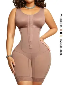 Women's Full Body Compression Shapewear Set, High Waisted Compression, Post-Surgery Belly Band & Thigh Slimmer, Thermal Bodysuit for Daily Wear, Push-Up Bra & Tummy Control, Enhances Hourglass Figure, Colombian Shaping Suit