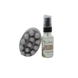 Se-Brazil Natural Deodorant + Underarm Cleansing Bar Duo for Underarm Odor Control
